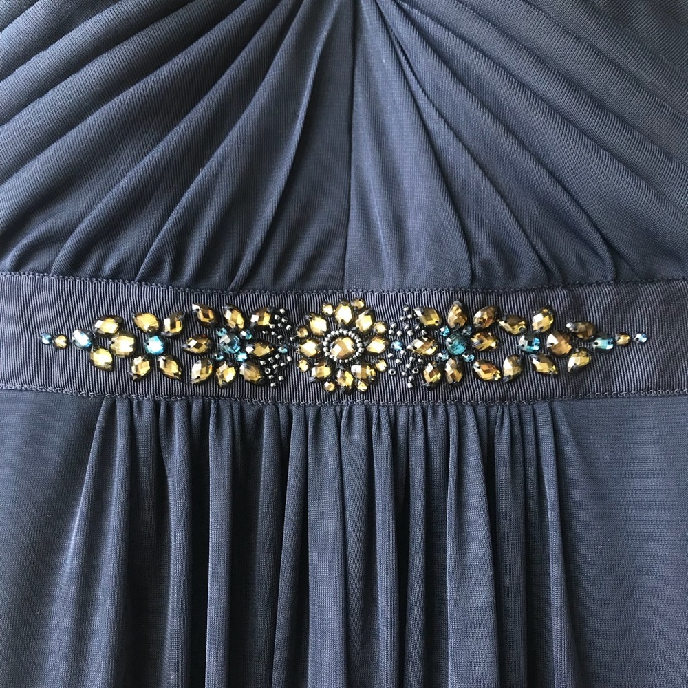 Adrianna Papell Strapless Navy Cocktail Dress NWOT - Picture 4 of 5